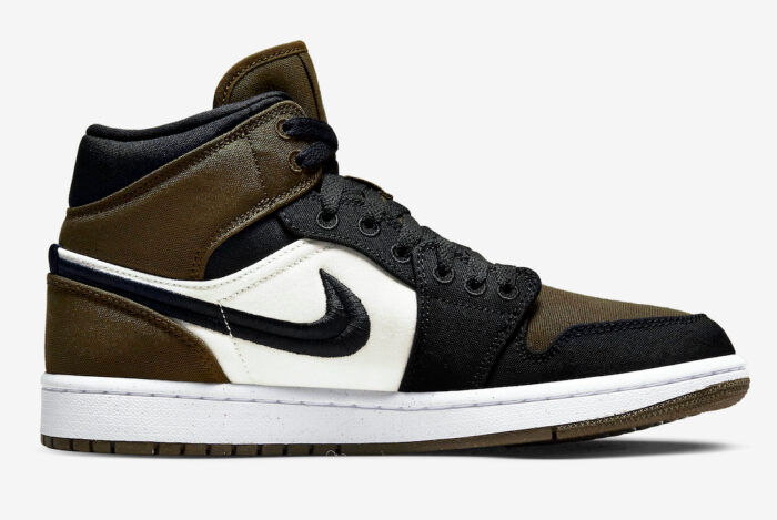 Jordan 1 Mid Olive Toe