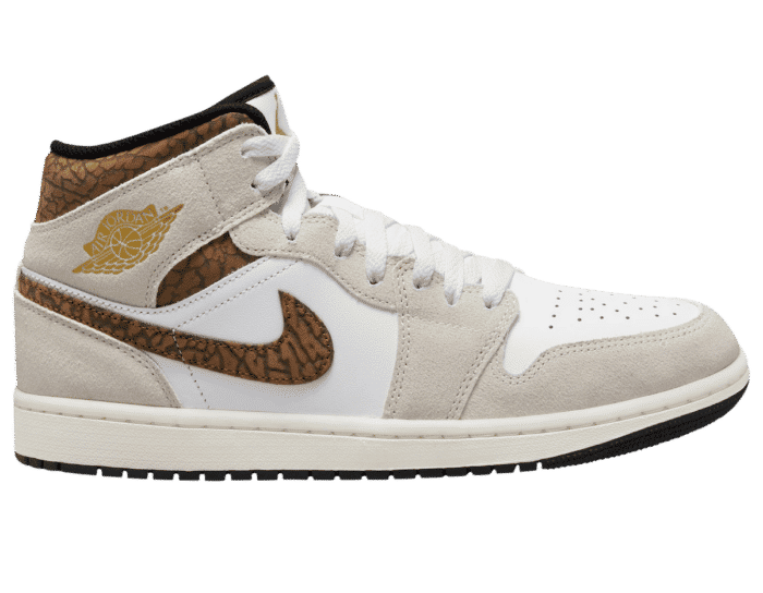 Air Jordan 1 Mid Brown Elephant