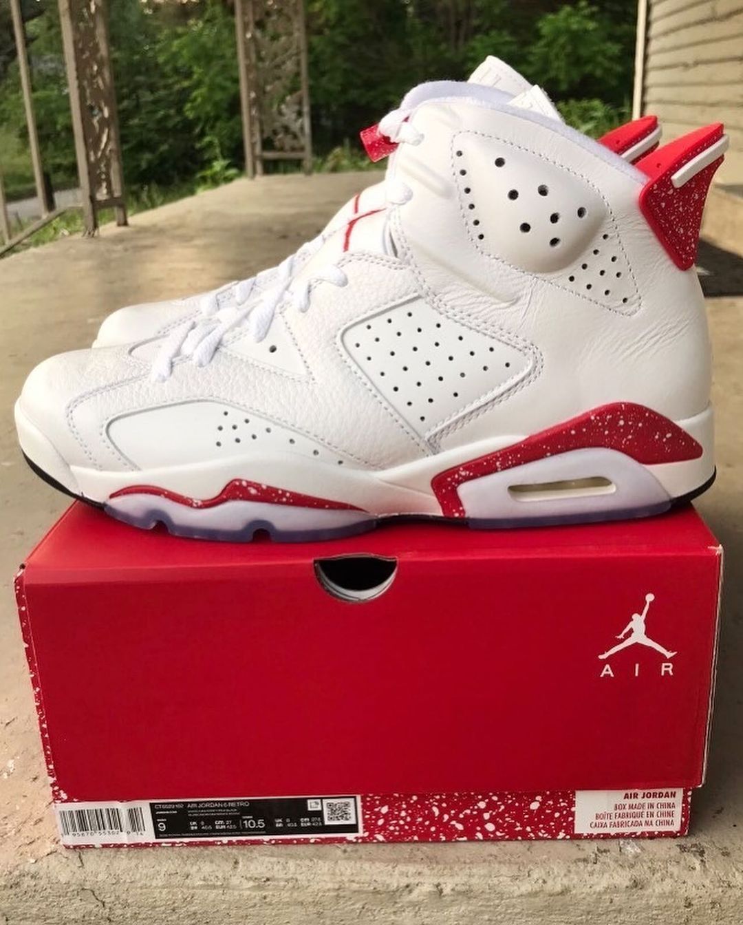 Jordan 6 Red Oreo