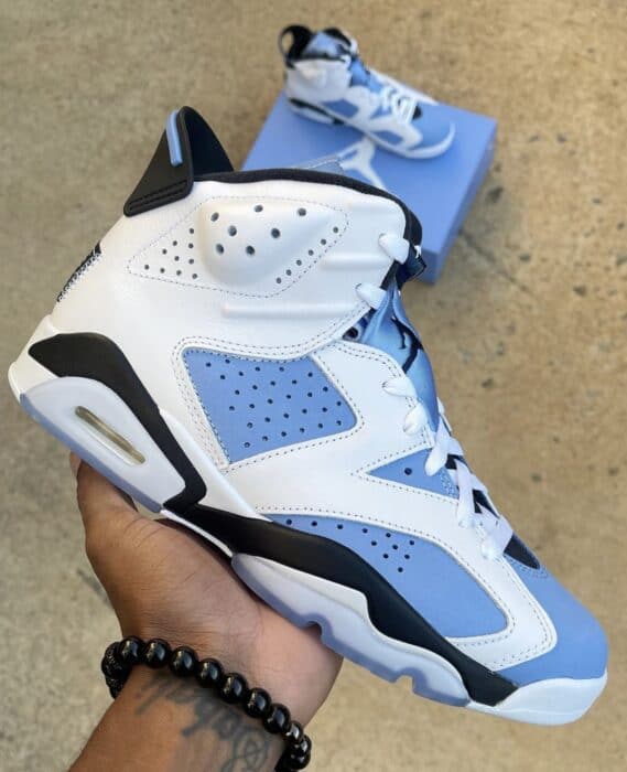 Jordan 6 UNC University Blue