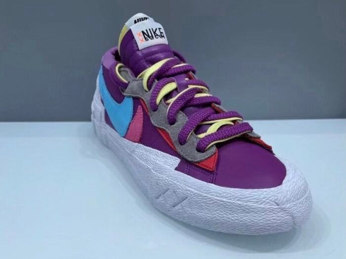 Kaws x Sacai x Nike Blazer Low Sneakers