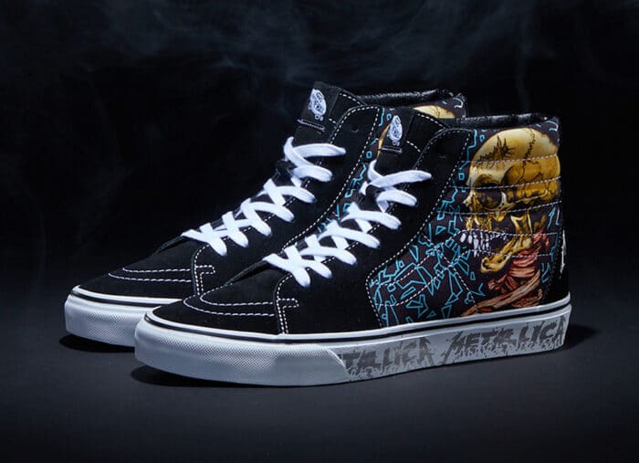 Metallica x Vans SK8 Hi Slip-On