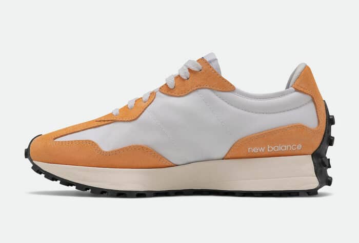 New Balance 327 White Orange WS327LF1