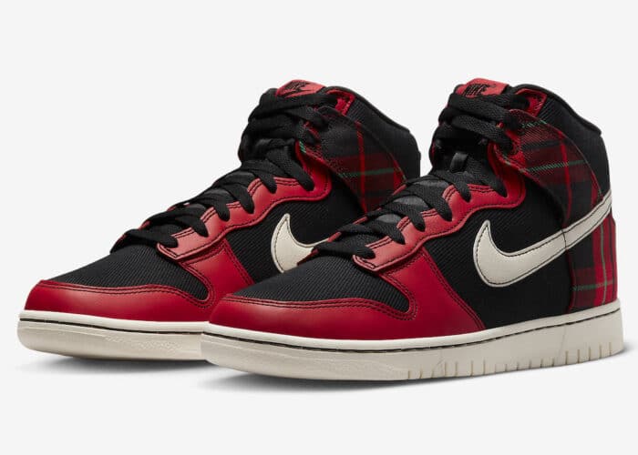 Nike Dunk High Plaid