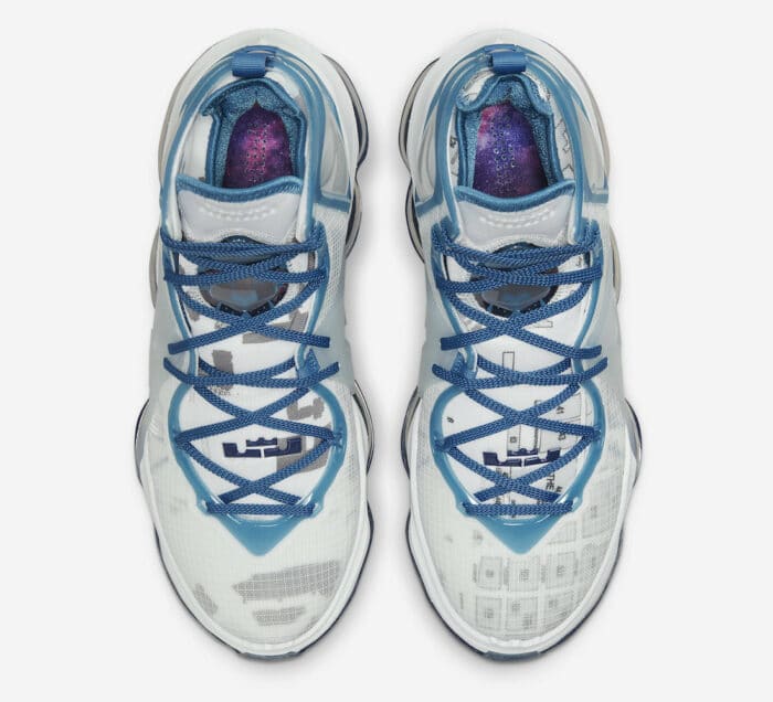 Nike LeBron 19 White Dutch Blue DC9338-100