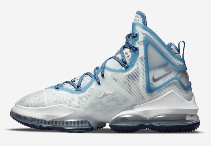 LeBron 19 White Dutch Blue Sneakers