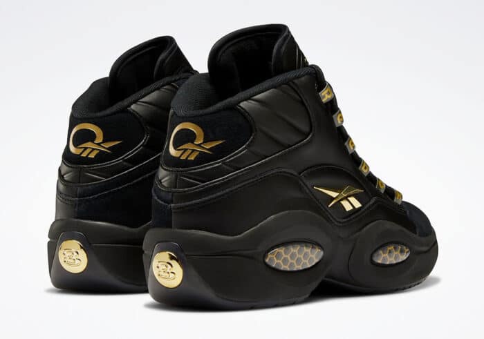 Reebok Question Mid Black Gold H01308