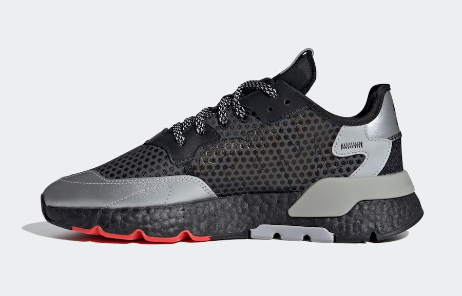 Nite Jogger 3M Black Silver Metallic Grey