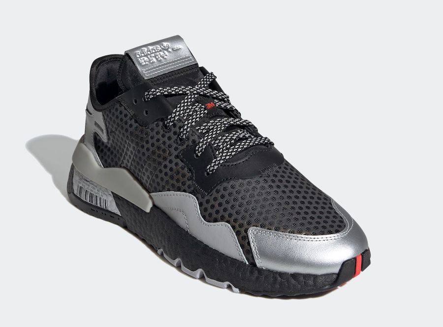 Adidas Nite Jogger 3M Black Silver Metallic Grey EF5407