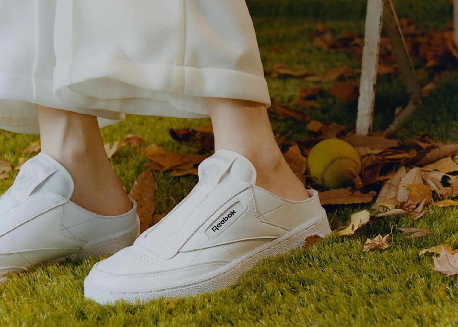 Beams x Reebok Club C Laceless Mule
