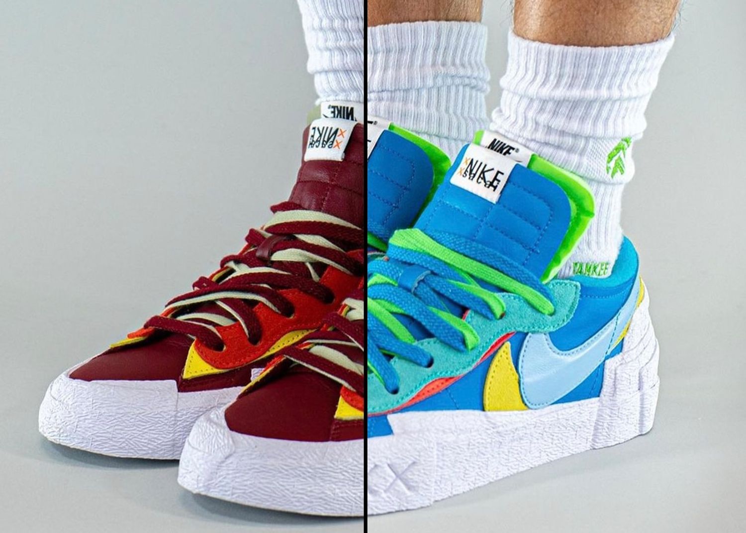 Kaws x Sacai x Nike Blazer Low