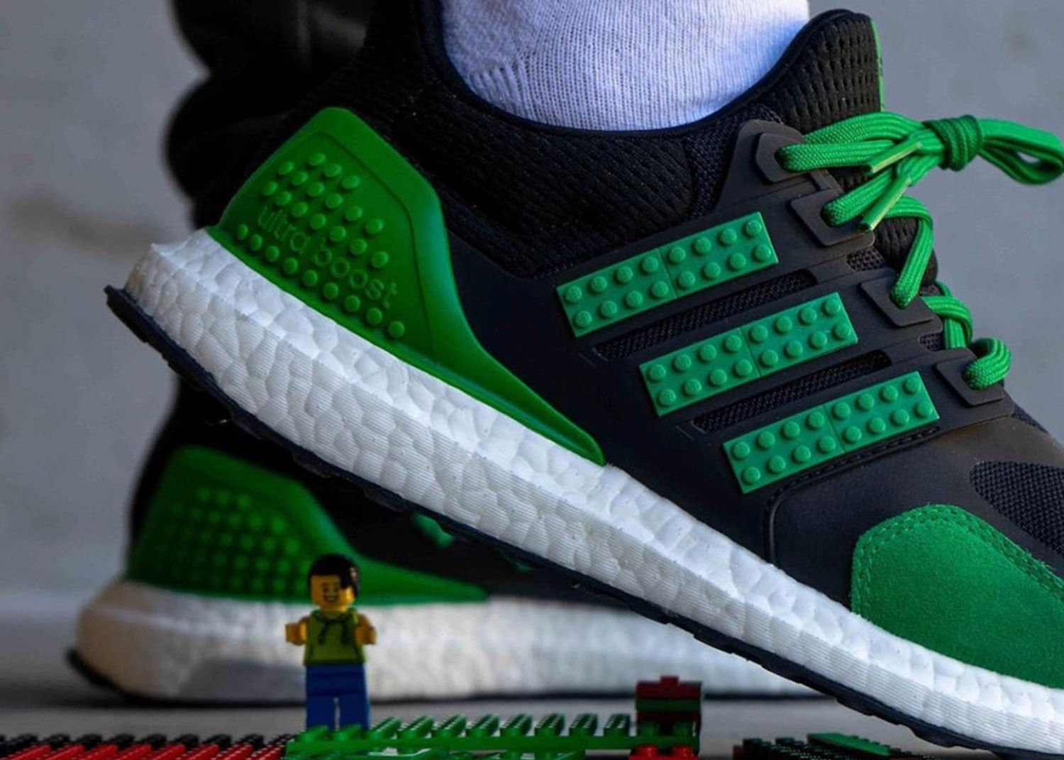 LEGO x Adidas Ultra Boost Black Green