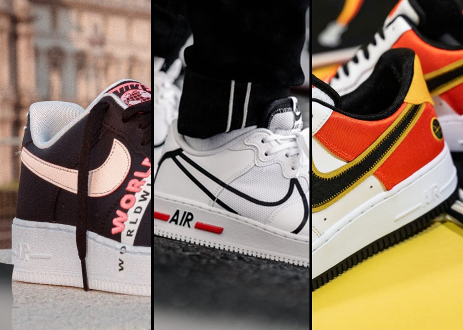 drie van die Nike AF1