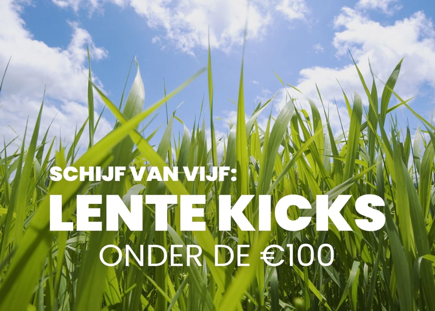 Vijf sneakers onder 100 euro