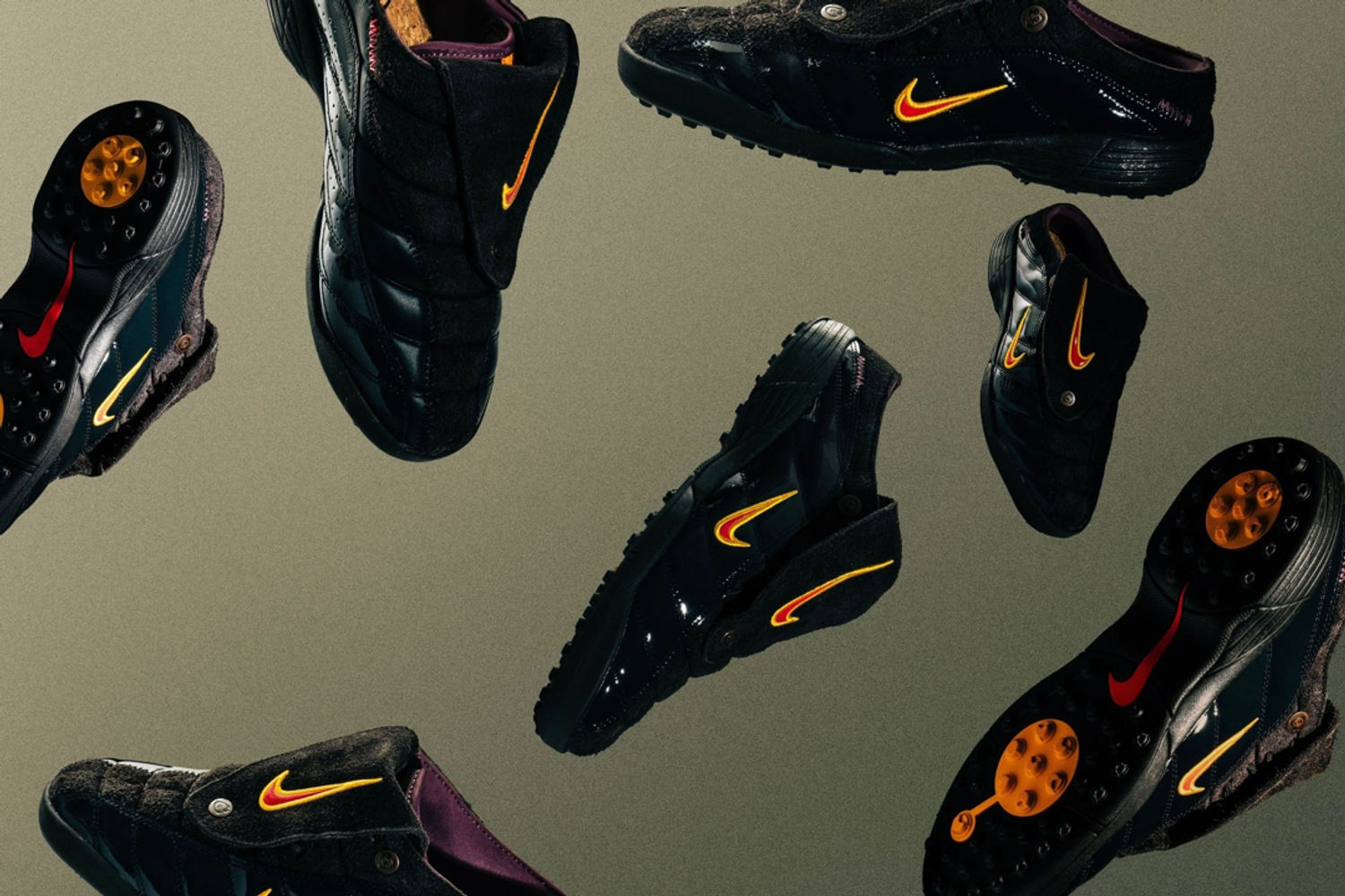 Kids of Immigrants x Nike T90 Mule Velvet Brown