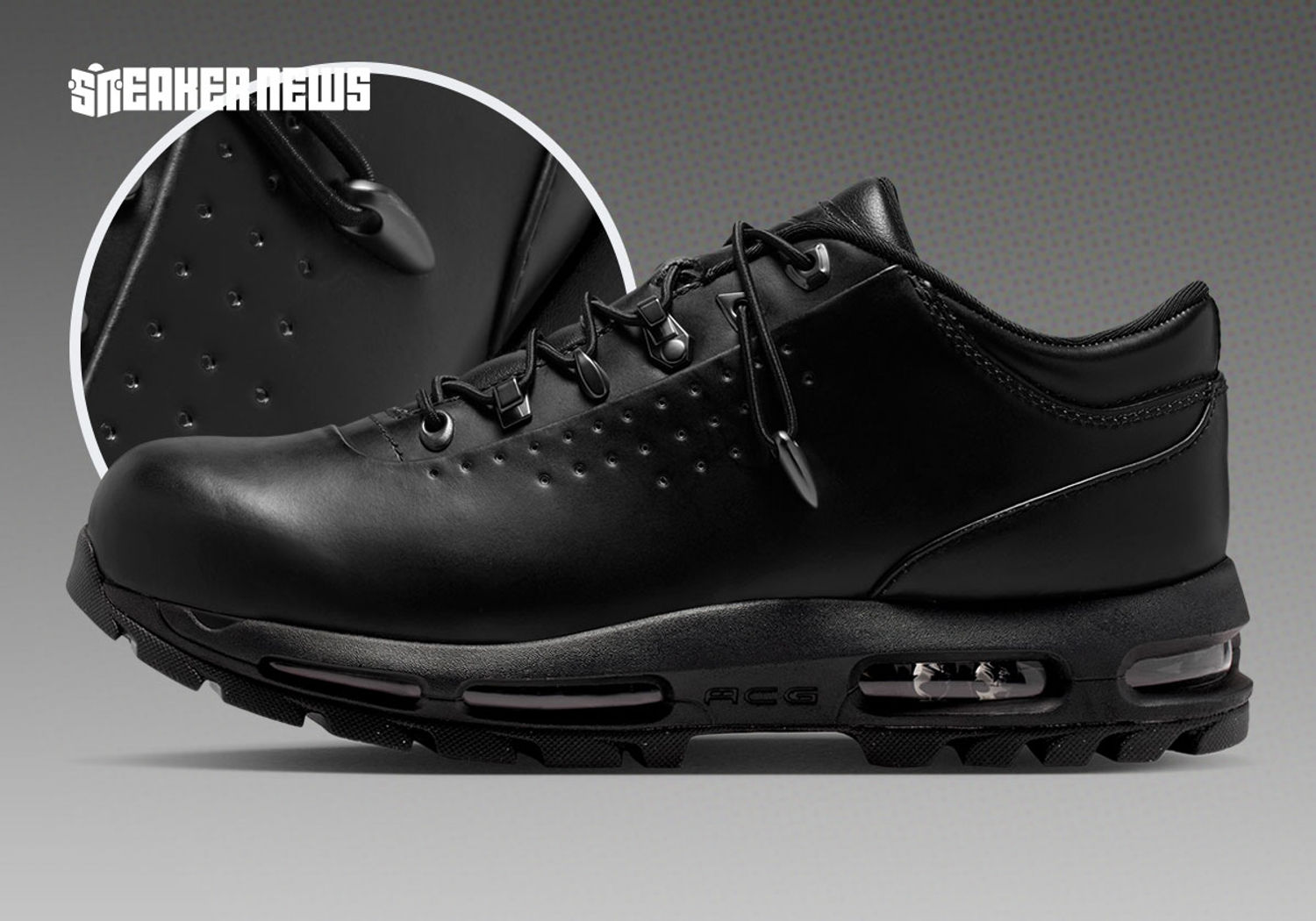 Nike Air Max Goadome Low Black IR2173-001 zijaanzicht
