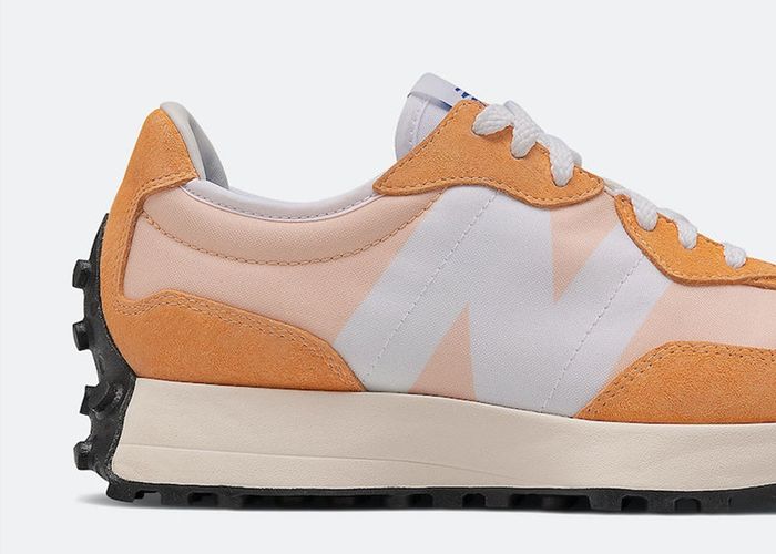 New Balance 327 White Orange