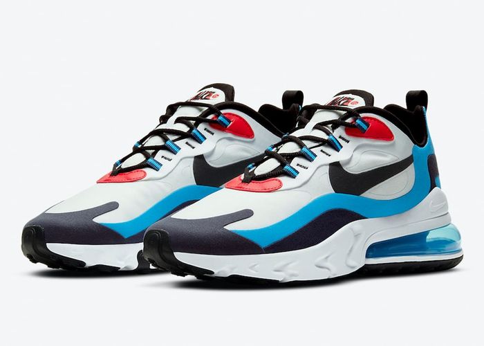 Nike Air Max React White Photo Blue University Red