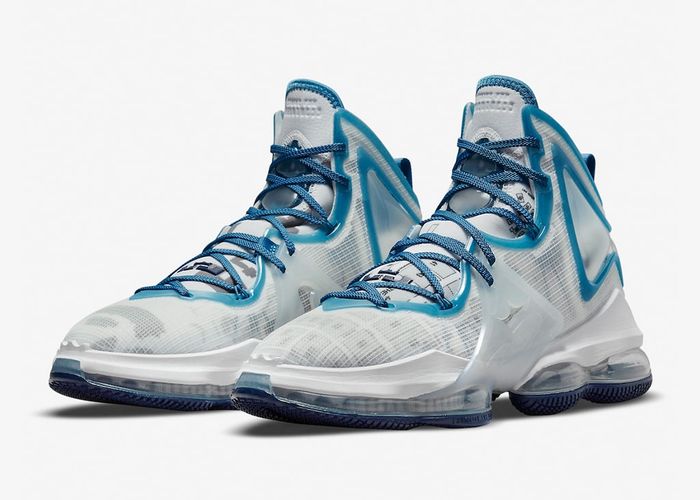 Nike LeBron 19 White Dutch Blue
