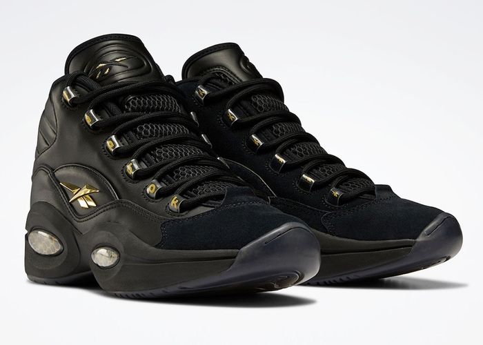 Reebok Question Mid Black Gold