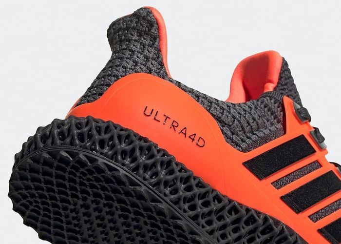 Adidas Ultra 4D Core Black Solar Red