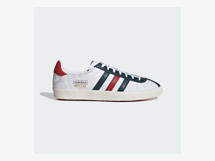 adidas Mexicana in witte World Cup stijl met rode en groene strepen