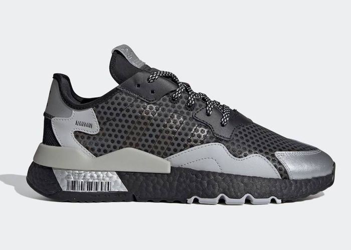 Adidas Nite Jogger 3M Black Silver Metallic Grey