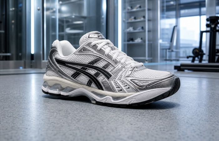 ASICS Gel-Kayano 14 in koele performance-ruimte bij TPU support