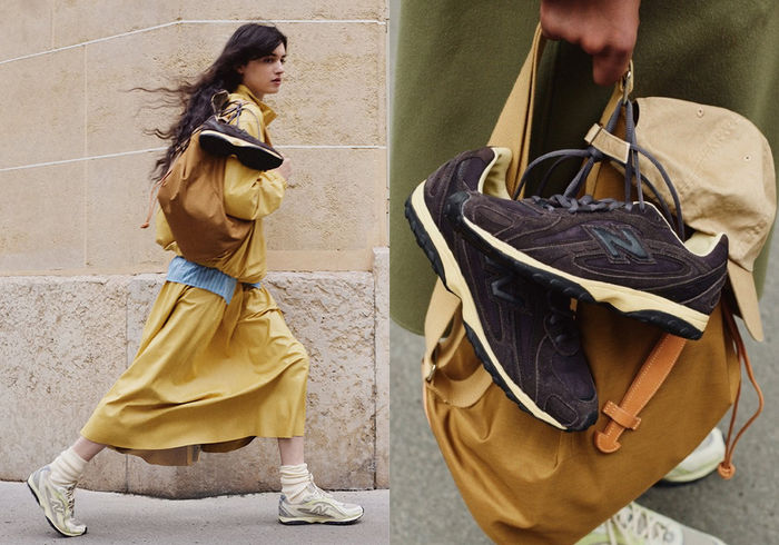 AURALEE x New Balance 204L in twee colorways