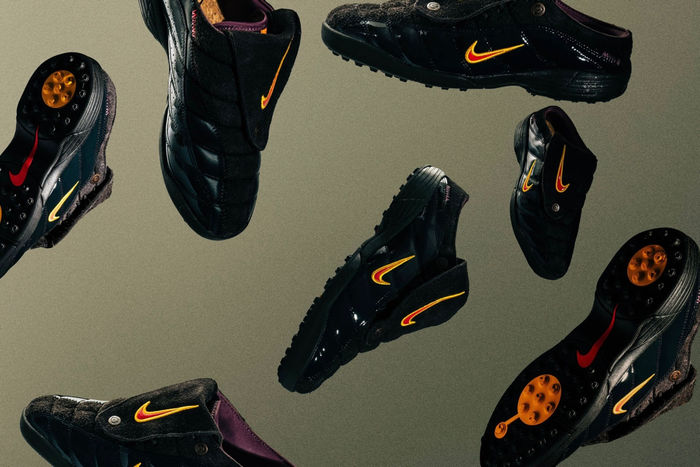 Kids of Immigrants x Nike T90 Mule Velvet Brown