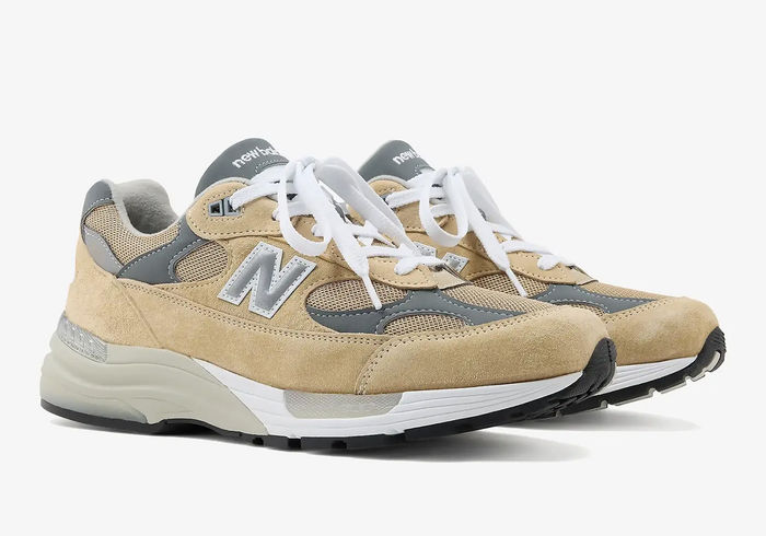 New Balance 992 Core Tan Grey U992TA zijaanzicht