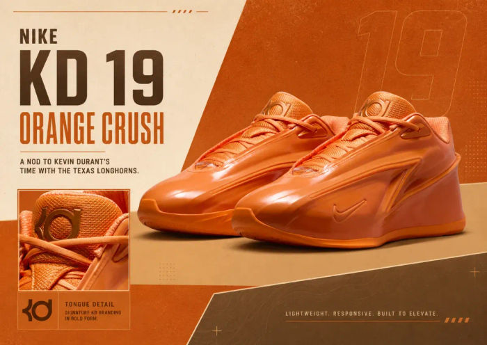 Nike KD 19 Orange Crush