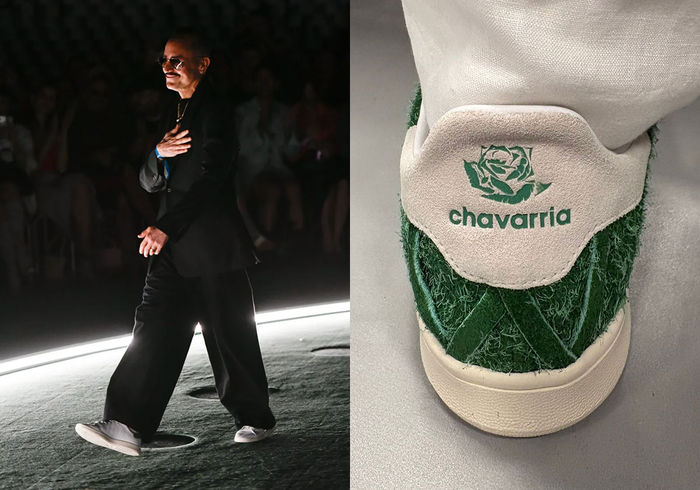 Willy Chavarria x adidas Stan Smith runway preview