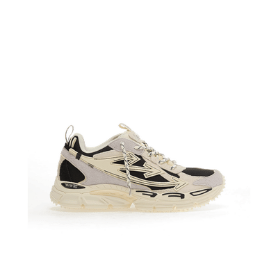 Off-White OW Be Right Back Suede "Off-White/Black" | OWIA289F25LEA0010310
