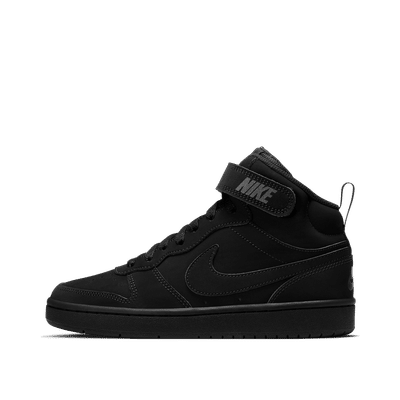Nike Court Borough Mid 2 GS "Triple Black" | CW5867-001