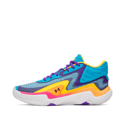 Under Armour Spawn 7 Mid "Capri / Campus Gold / Dark Navy" | 6000753419