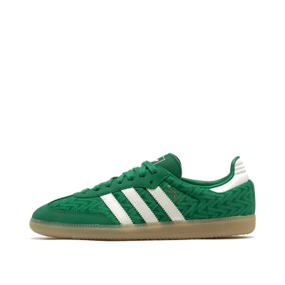 adidas-samba-og-wmns-bright-greenoff-whitegold-metallic-ih3976