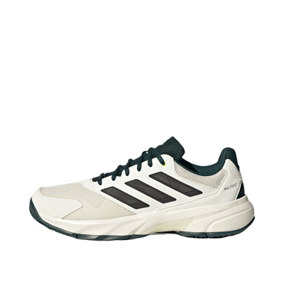 Adidas Courtjam Control 3 "Off White / Silver Metallic / Aurora Ivy" | JH5135