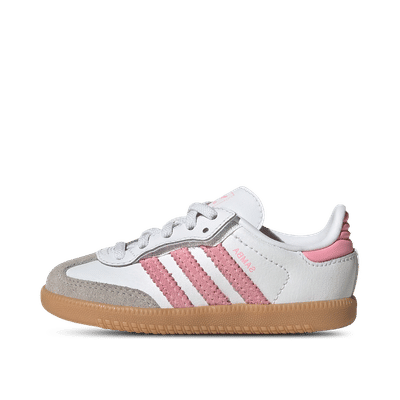 Adidas Samba OG Comfort Closure Elastic Lace "Cloud White / Light Pink / Gum" | JQ2028