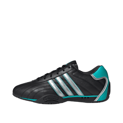 Adidas Adiracer Lo Mercedes AMG Petronas F1 Team "Core Black / Matte Silver / Semi Mint Rush" | KJ1188