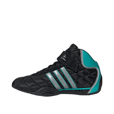 Adidas Adiracer Hi Mercedes-AMG Petronas F1 Team "Core Black / Matte Silver / Semi Mint Rush" | KJ1190