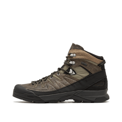 Salomon X-Alp Mid GTX Distressed Ltr "Dark Earth/Black/Deep Lichen Green" | L47795900