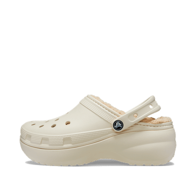 Crocs Classic Platform Lined Clog "Bone" | 2079382Y2
