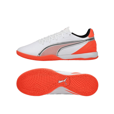 PUMA King Match It Untamed "White/Silver/Fiery Red" | 108836-01