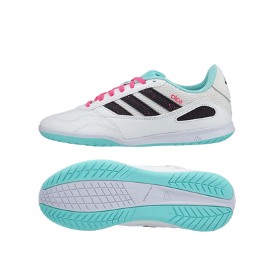 Adidas Super Sala III IC "White/Aurora Black/Flash Aqua" | JR5400