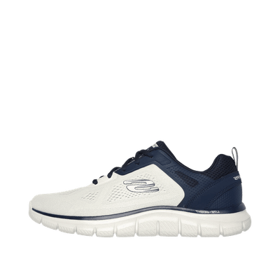 Skechers Track - Broader CM "Off White/Navy" | 232698OWNV