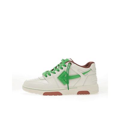 Off-White Out Of Office "White/Light Green" | OMIA189S26LEA0090150