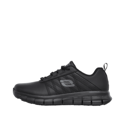 Skechers Work Relaxed Fit Sure Track - Erath SR "Black" | 76576ECBLK