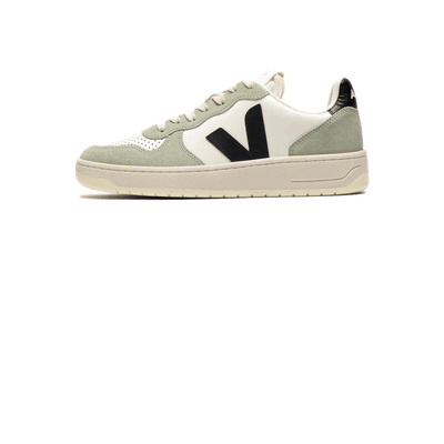 Veja V-10 Prime Leather Wmns "Beige / Green / Black" | VI0220500A