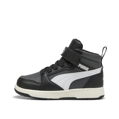 PUMA Rebound V6 Mid "Black/White/Dusky Gray" | 396542-29